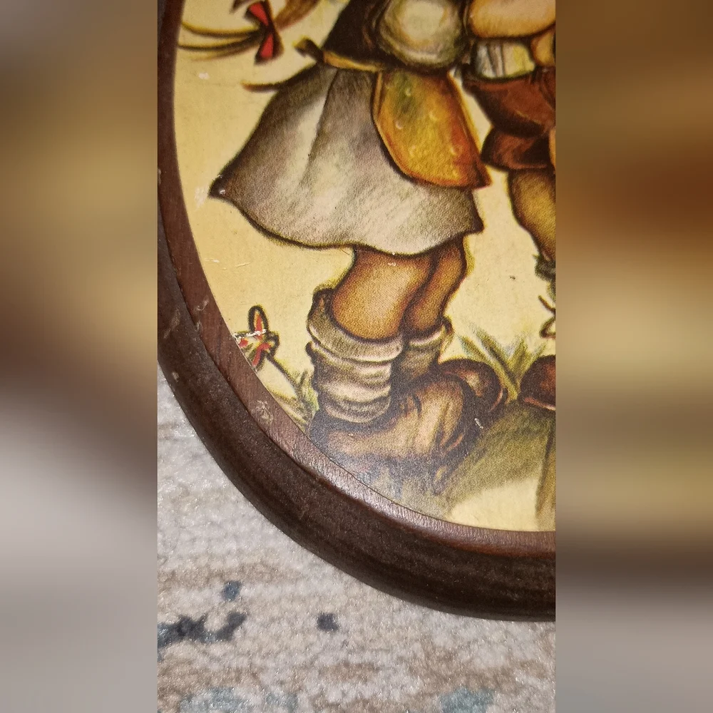 Vintage Hummel Wall Plaque with Children